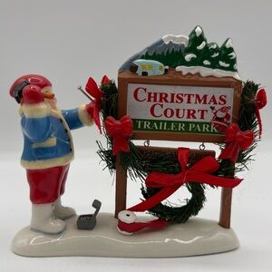 Department 56 2007 The Original Snow Village Welcome To Christmas Court 799974